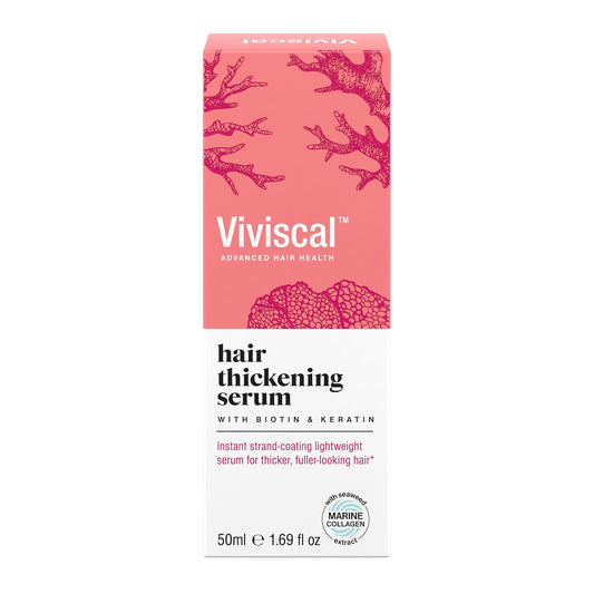 Viviscal Hair Thickening Serum - Lightweight Leave-In Elixir for Thicker Hair with Keratin & Biotin | 50ml