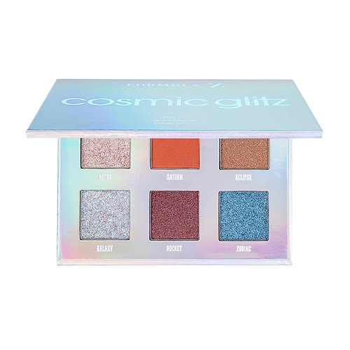 Formula Z Eye Shadow Palette - Longwearing Glitter Makeup with Rich Pigmentation - Cosmic Glitz - 1 Pc