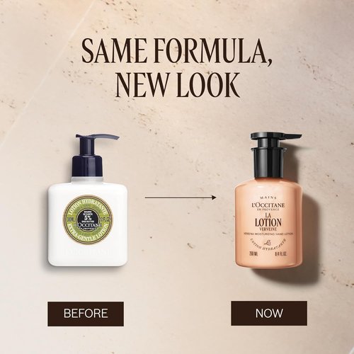 L'OCCITANE Hand & Body Cream - Fast Absorbing Shea Butter & Verbena Citrus for Dry Skin