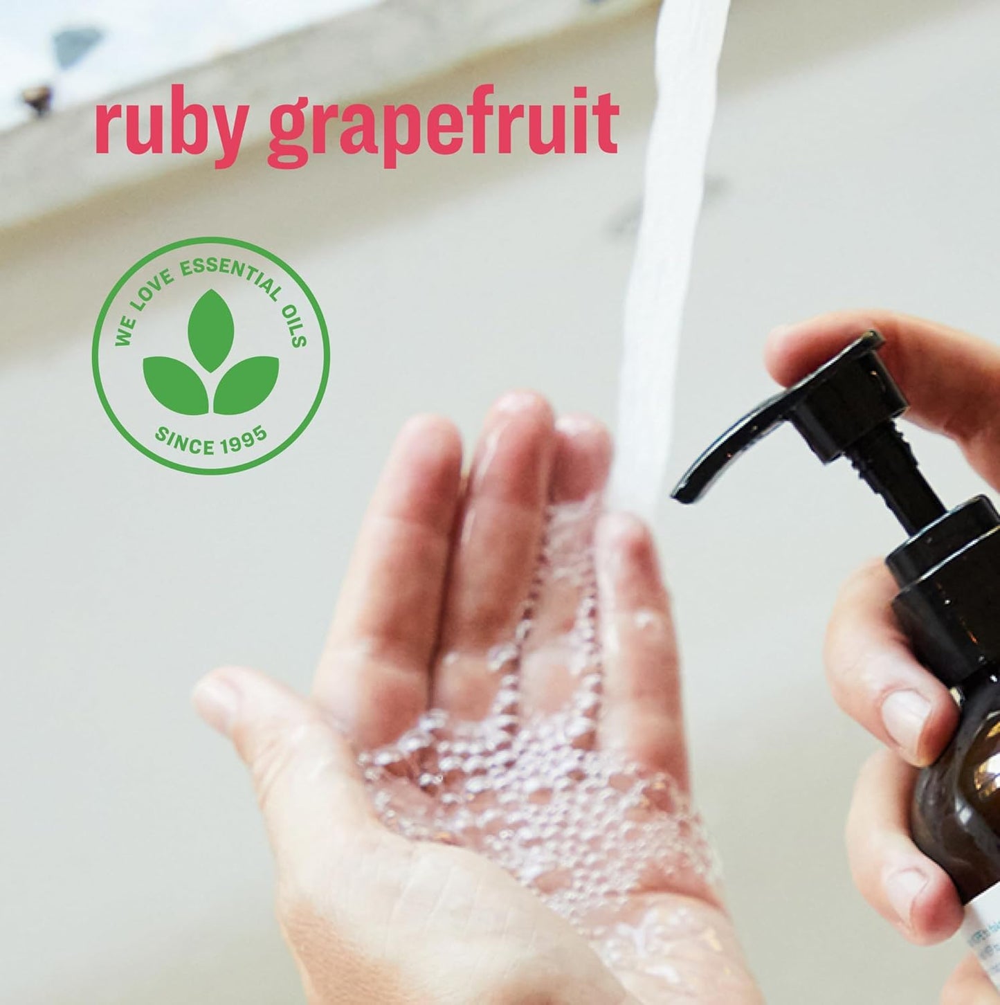 Everyone Liquid Hand Soap Refill - Ruby Grapefruit Scent | 1 Gallon, Made with Essential Oils for Kitchen & Bathroom