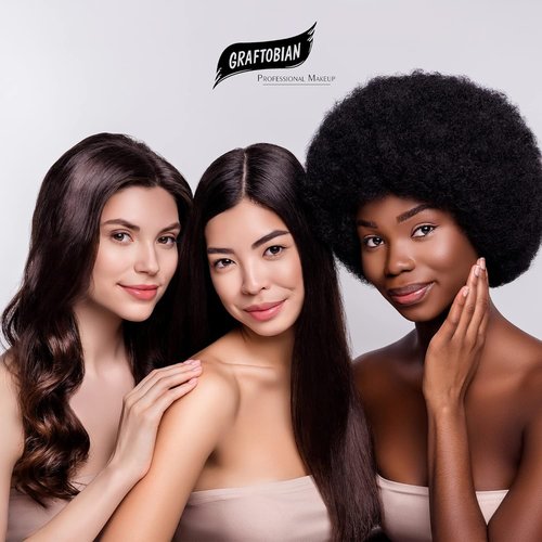 Graftobian HD Glamour Crème Foundation Palette - High Definition 5 Color Cream Foundation for Medium Warm Skin