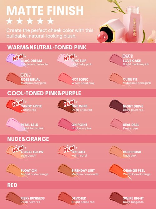 SHEGLAM Color Bloom Liquid Blush-On Call