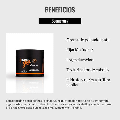 Lendan Hair Wax - Matte Styling Cream for Strong Hold - 100 ml | Long-Lasting Hair Texturizer