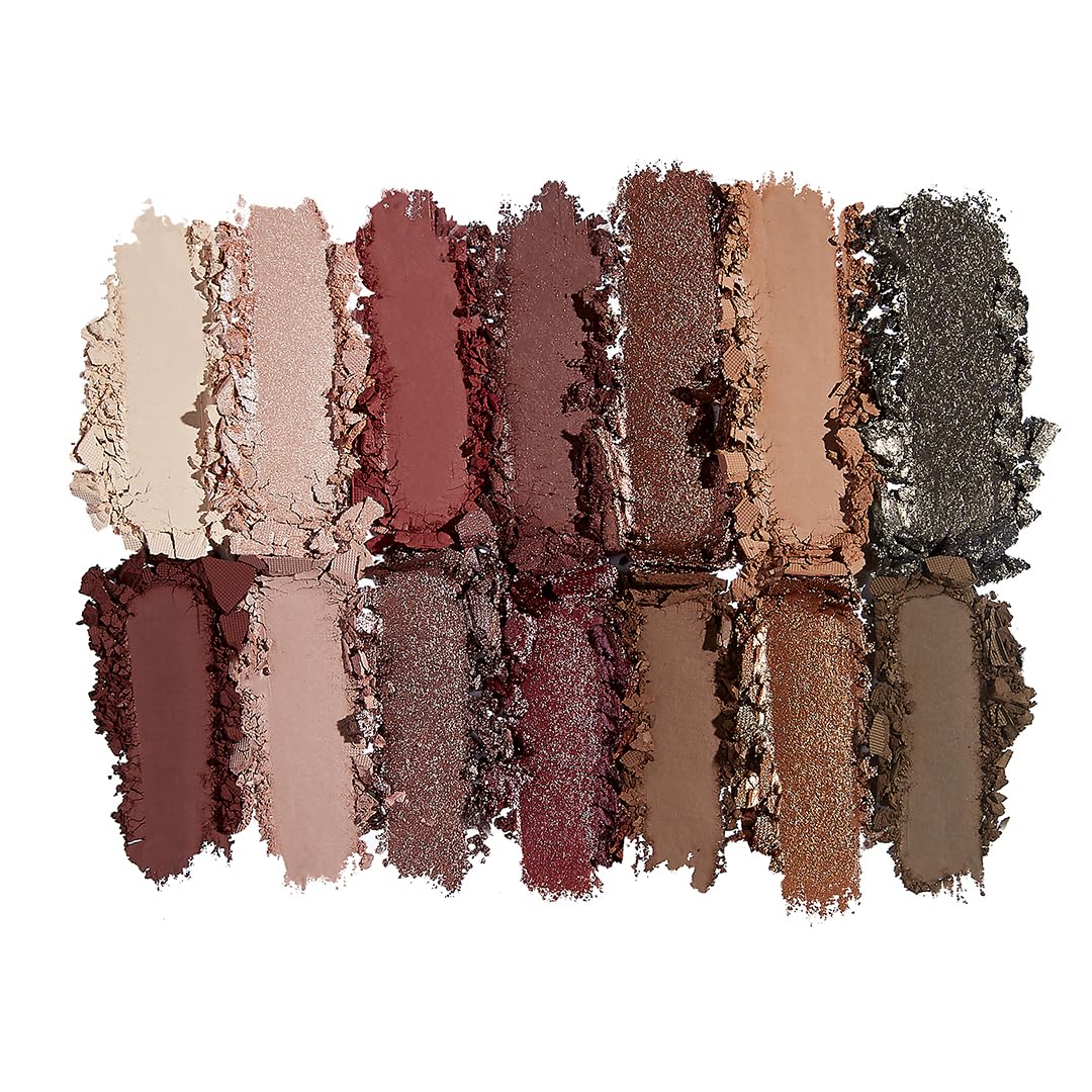 Sigma Beauty Warm Neutrals Eyeshadow Palette - 14 Highly Pigmented Shades in Matte, Shimmer & Metallic Finishes