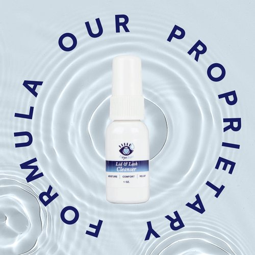 Lid and Lash Cleanser – 1oz Bottle – Pure Hypochlorous Acid Spray for Soothing Dry Eye Irritation – Daily Eyelid & Lash Cleanser