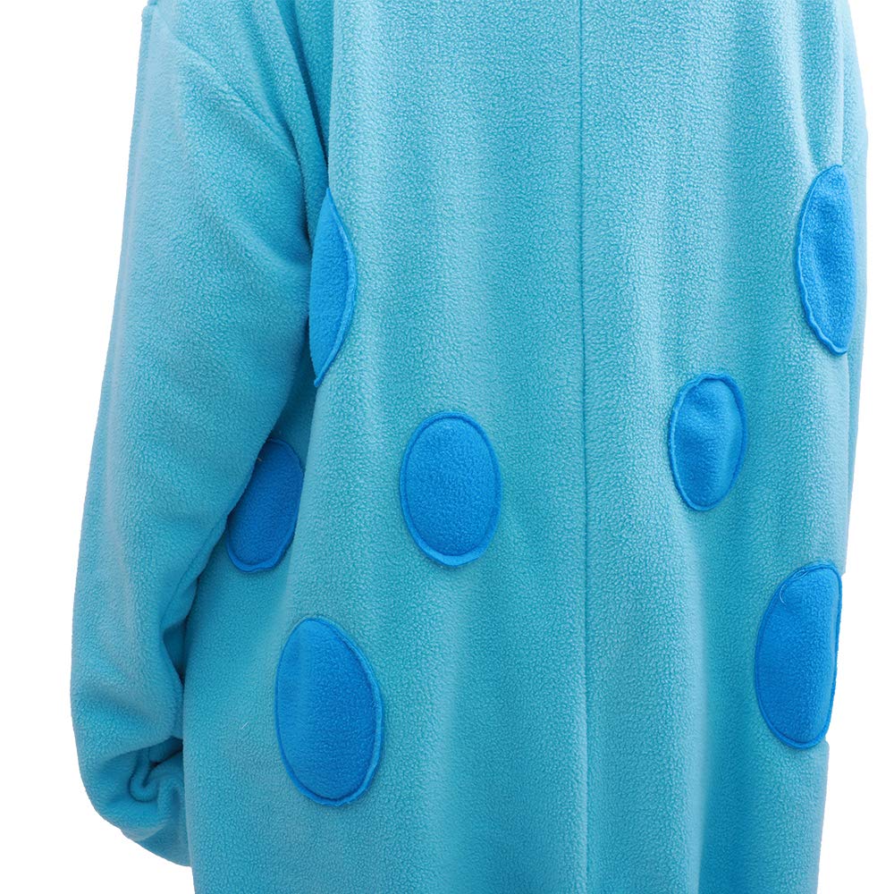 COCOPLAY W Adult Narwhal Onesie Animal Pajamas-Plush One Piece Halloween Cosplay Costume (Small, Blue)