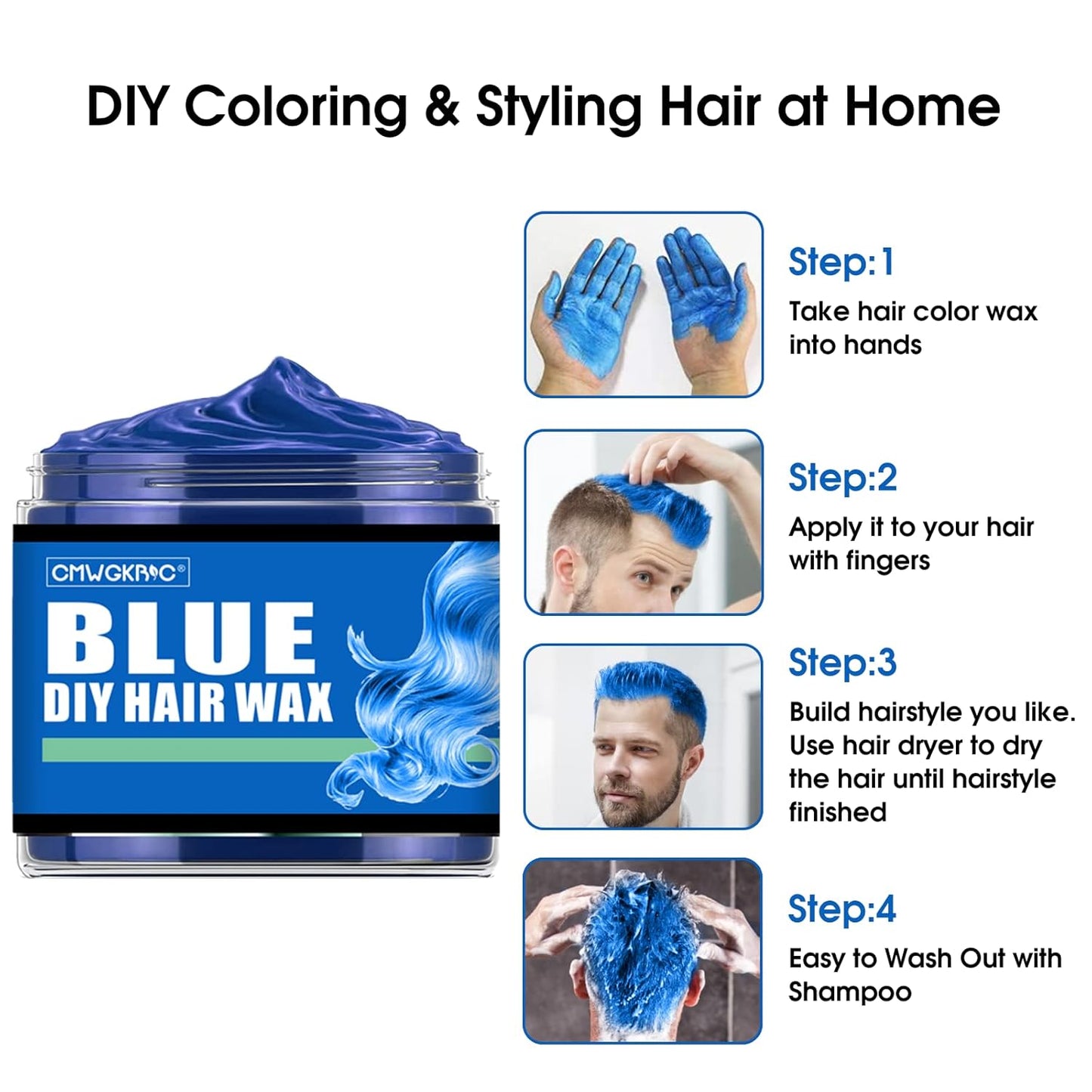Skiennix Temporary Hair Color Spray - Vibrant Purple, Green, Blue & Pink | Perfect for Parties & Cosplay
