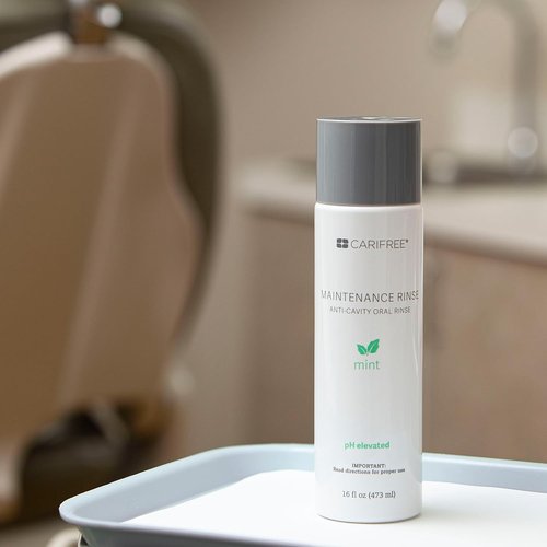 CariFree Maintenance Rinse - Mint Fluoride Mouthwash | Dentist Recommended, Alcohol-Free, pH Neutralizer
