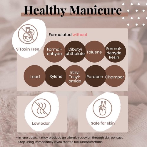 Beetles Brown Gel Nail Polish – 15ml Dark Brown Gel Polish, Soak Off Uv LED Nail Lamp Nail Art Manicure Gift for Women