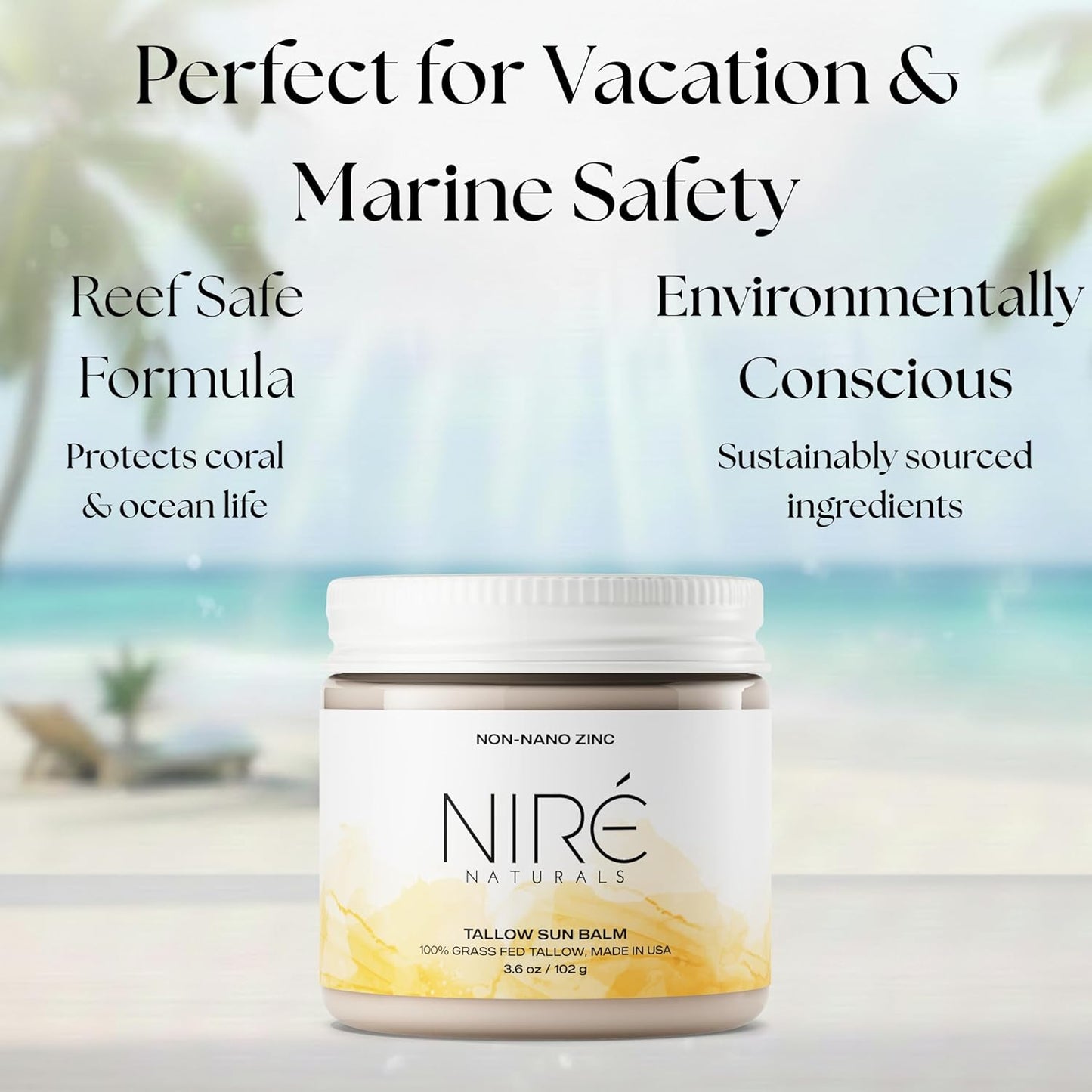 Skiennix Tinted Mineral Sun Balm - Chemical Filter-Free, Non-Toxic Zinc Formula, Made in USA