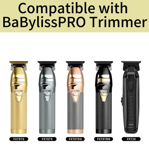BaByliss PRO FX707Z Replacement Blades - DLC 2.0 Trimmer Blades for FX787 & FX726 | 2 Pcs Rose Gold