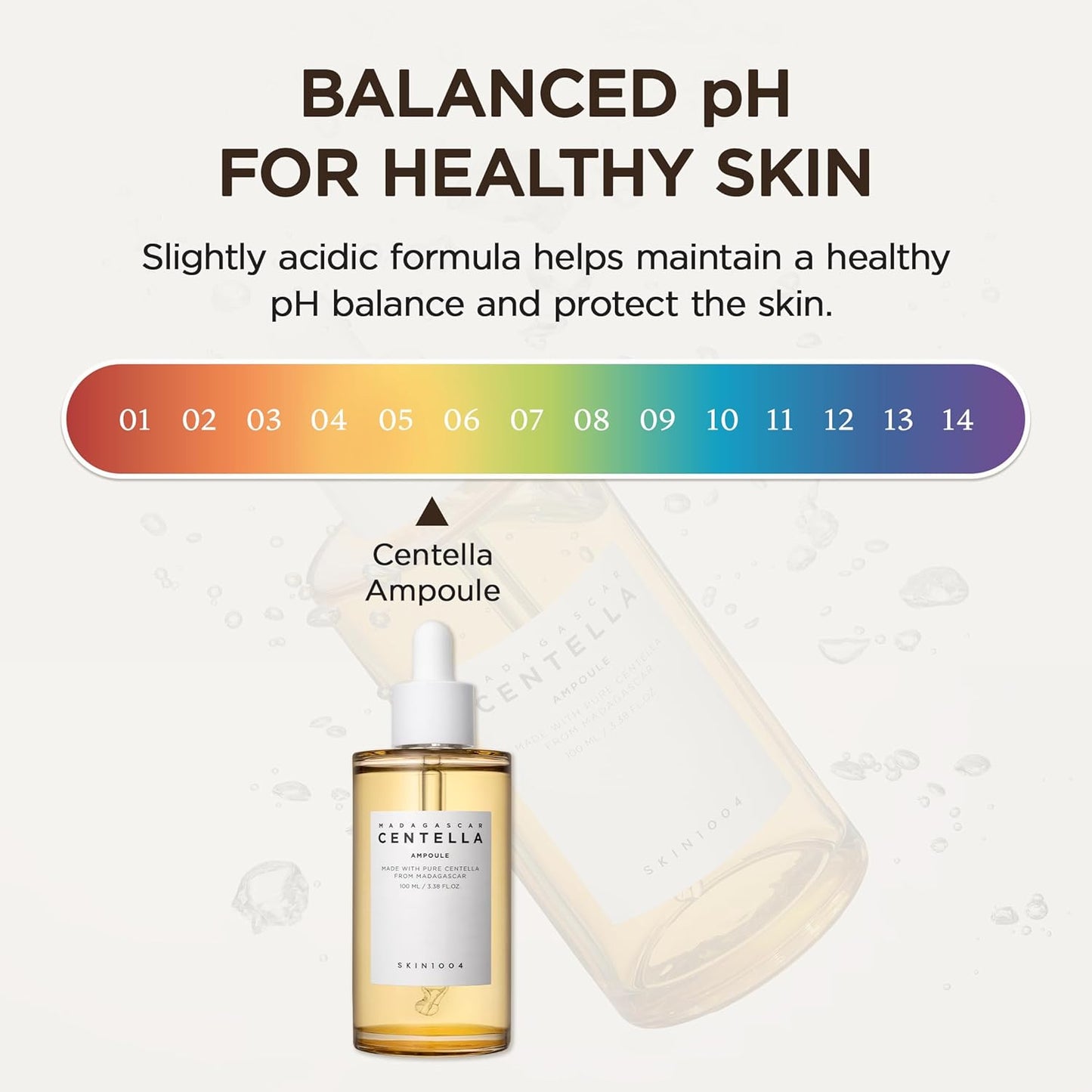 SKIN1004 Madagascar Centella Ampoule - Hydrating Korean Face Serum with Centella Asiatica | 3.38 fl. oz / 100 ml
