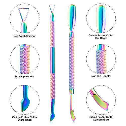 Regine Switzerland 3-in-1 Cuticle Care Set - Nipper, Cutter & Scraper for Effortless At-Home Manicures