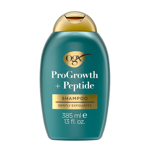 OGX ProGrowth + Peptide Clarifying Shampoo - Gentle Exfoliating Formula for Natural Hair Growth | 13 fl. oz