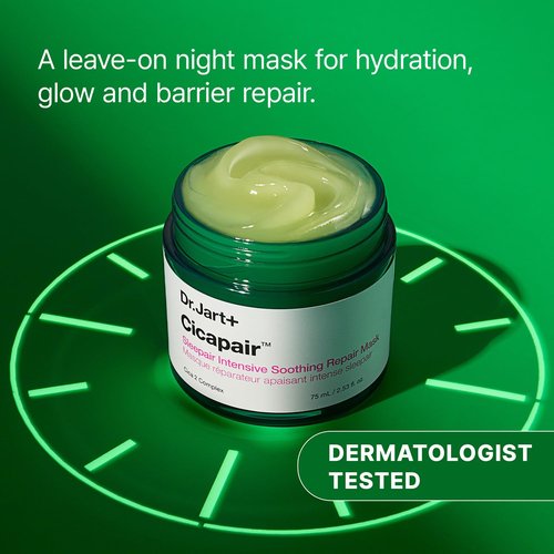 Dr.Jart+ Cicapair Sleepair Intensive Repair Night Mask - Overnight Hydration for Glass Skin | 2.53 Fl Oz