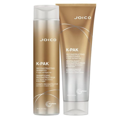 Joico K-PAK Daily Reconstructing Shampoo & Conditioner Set - Repair Damaged Hair & Boost Shine | With Keratin & Guava Extract