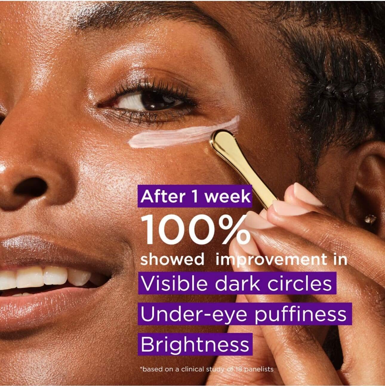 TATCHA Brightening Eye Cream - Vitamin C Formula for Dark Circle Reduction | 15 ml / 0.5 fl. oz.