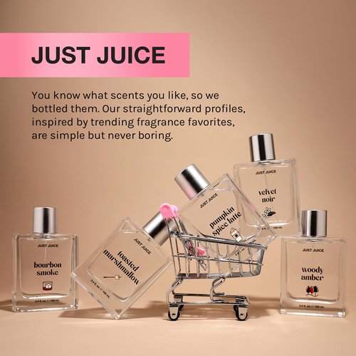 Just Juice Toasted Marshmallow - Vanilla Perfume for Women and Men - Gourmand Perfume with Caramel, Marshmallow, Amber Notes - 3.4 oz