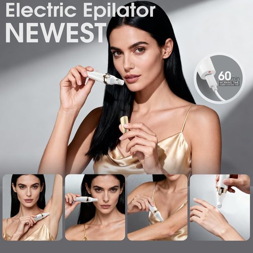 DSP 4-in-1 Beauty Set for Women - Epilator, Hair Removal Device & Electric Shaver | Fast Charging & Accessories Included