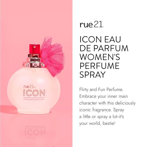 Rue 21 Icon Eau De Parfum Women's Perfume Spray - Long-Lasting Fragrance | 1.7 fl oz (50 ml)