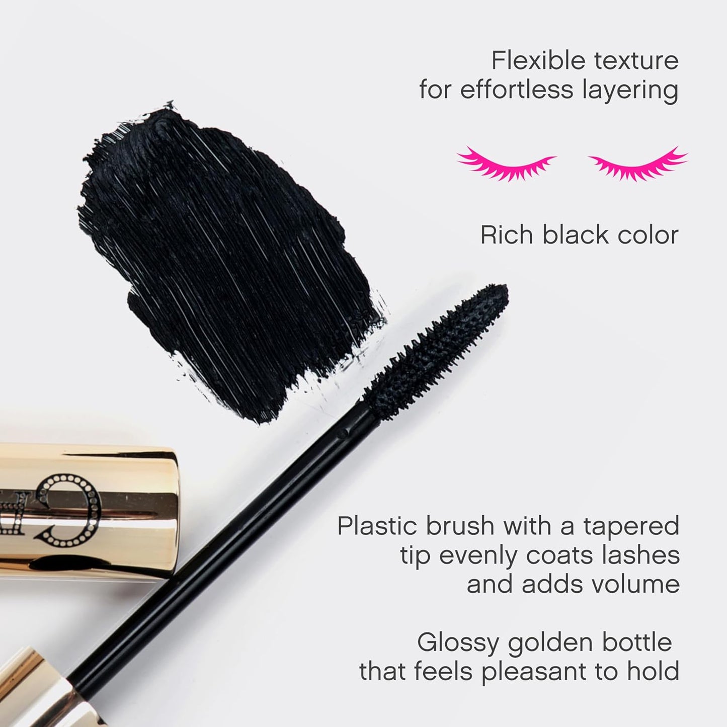 Vivienne Sabó Cabaret Premiere Black Mascara - Volume & Length, Curling, Smudge Proof, 0.3 Fl Oz