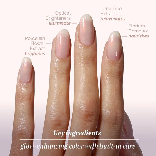 LONDONTOWN Illuminating Nail Concealer - Brightening Nail Polish & Strengthener for Discolored Nails | 21+ Free, 0.4 Fl Oz