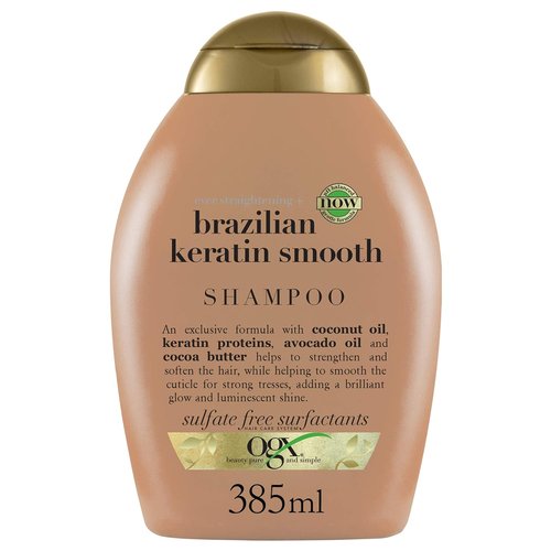 Organix Ever Straight Brazilian Keratin Therapy Shampoo - Smoothing & Frizz Control | 13 Fl Oz