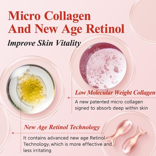 HKH Pro-Retinol Face Serum Capsules - Anti-Aging & Anti-Wrinkle Skincare - 96 Capsules with Vitamin A & E for Smooth, Hydrated Skin
