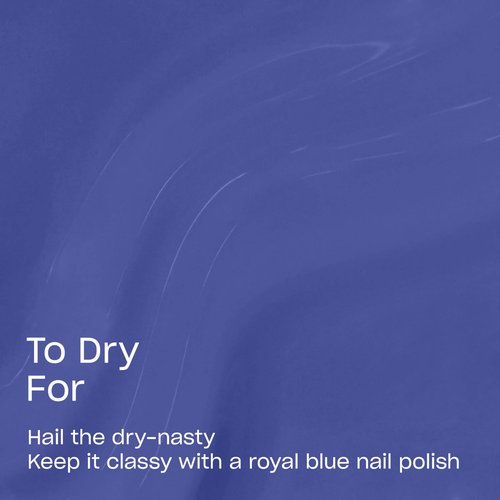 OPI RapiDry To Dry For | Opaque Dark Blue Crème Quick Dry Nail Polish | Vegan, Smudge Proof, Fast Drying