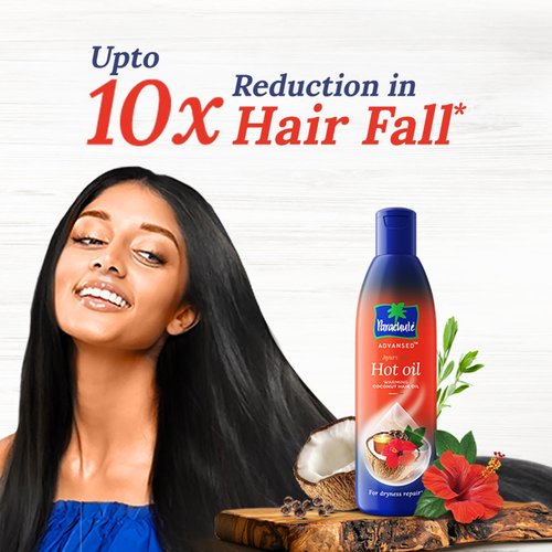 Parachute Advansed Ayurvedic Hot Oil - Nourishing Coconut Hair Oil with 5 Ayurvedic Ingredients | 10.1 fl. oz.