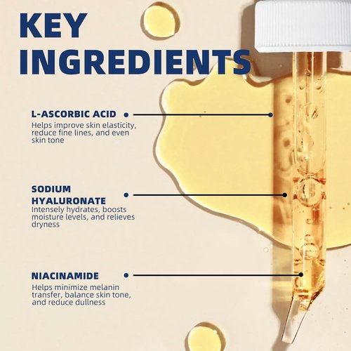 Regine Switzerland Vitamin C Serum 20% - Anti-Aging Face Serum for Radiant Skin & Reduced Fine Lines