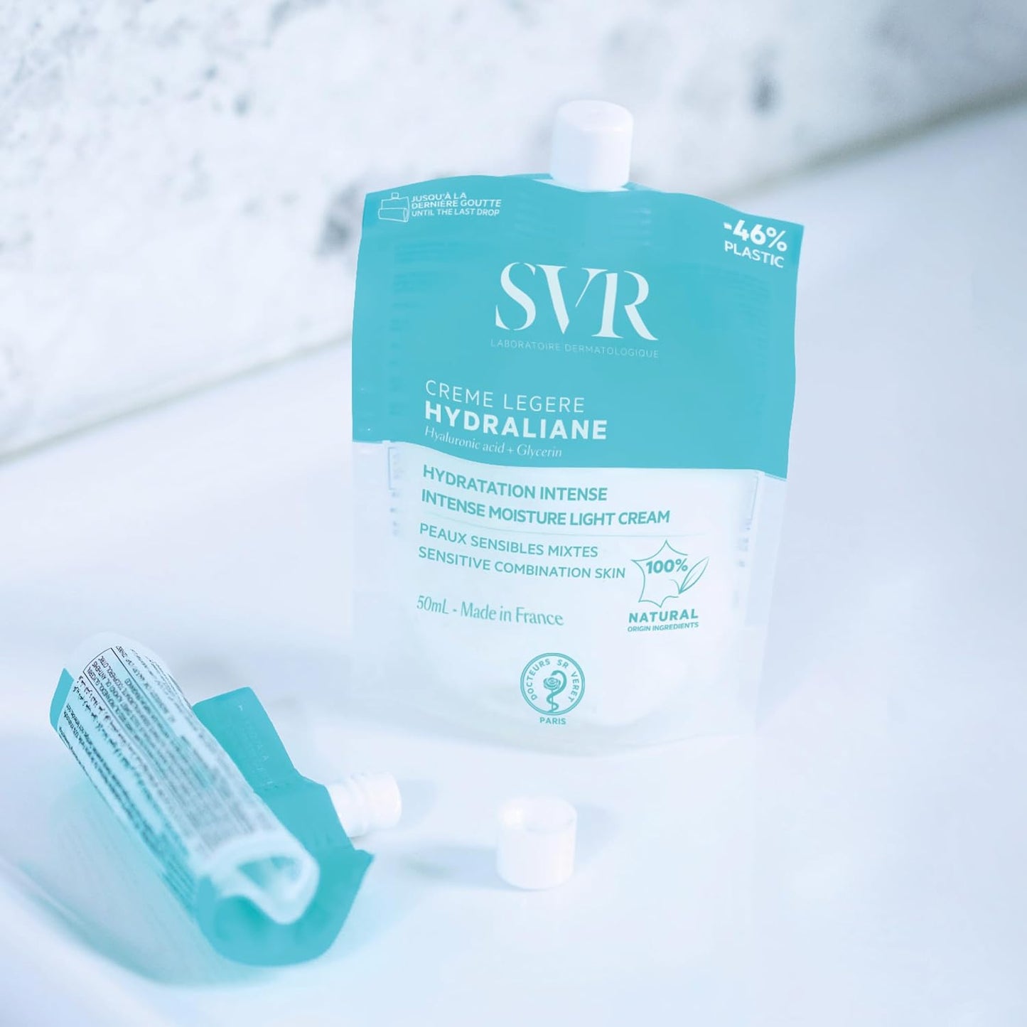 SVR Hydraliane Hydrating Face Cream - Lightweight Moisturizer for Sensitive Skin | 1.7 fl. oz. with Hyaluronic Acid