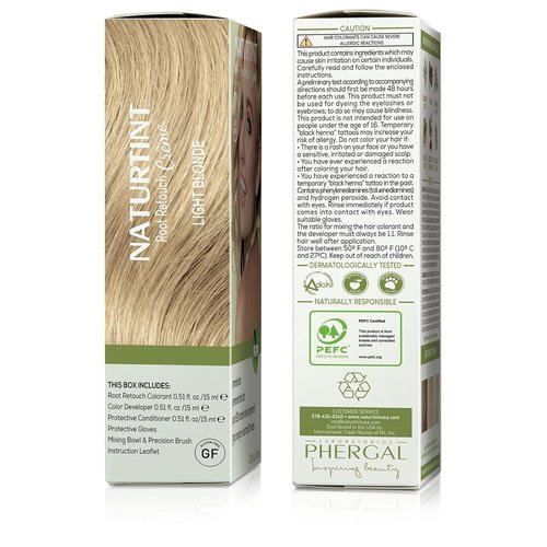 Naturtint Light Blonde Hair Color - Ammonia-Free Root Retouch Crème, Conceals Grays, 1.52 Fl Oz