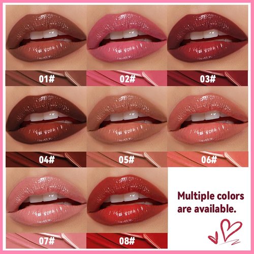 FeiCuiYun Brown Honey Tinted Lip Stain - Hydrating Lip Balm & Gloss for All Skin Tones | Natural Black Cherry Tint