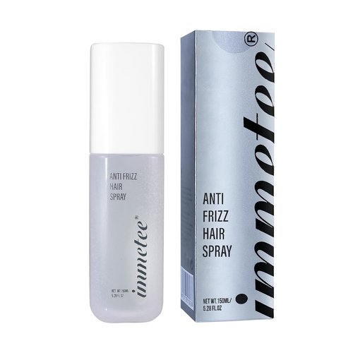Immetee Antifrizz Hair Spray - Instant Straightening & Frizz Control | Silky Smooth & Moisturizing (150ml)