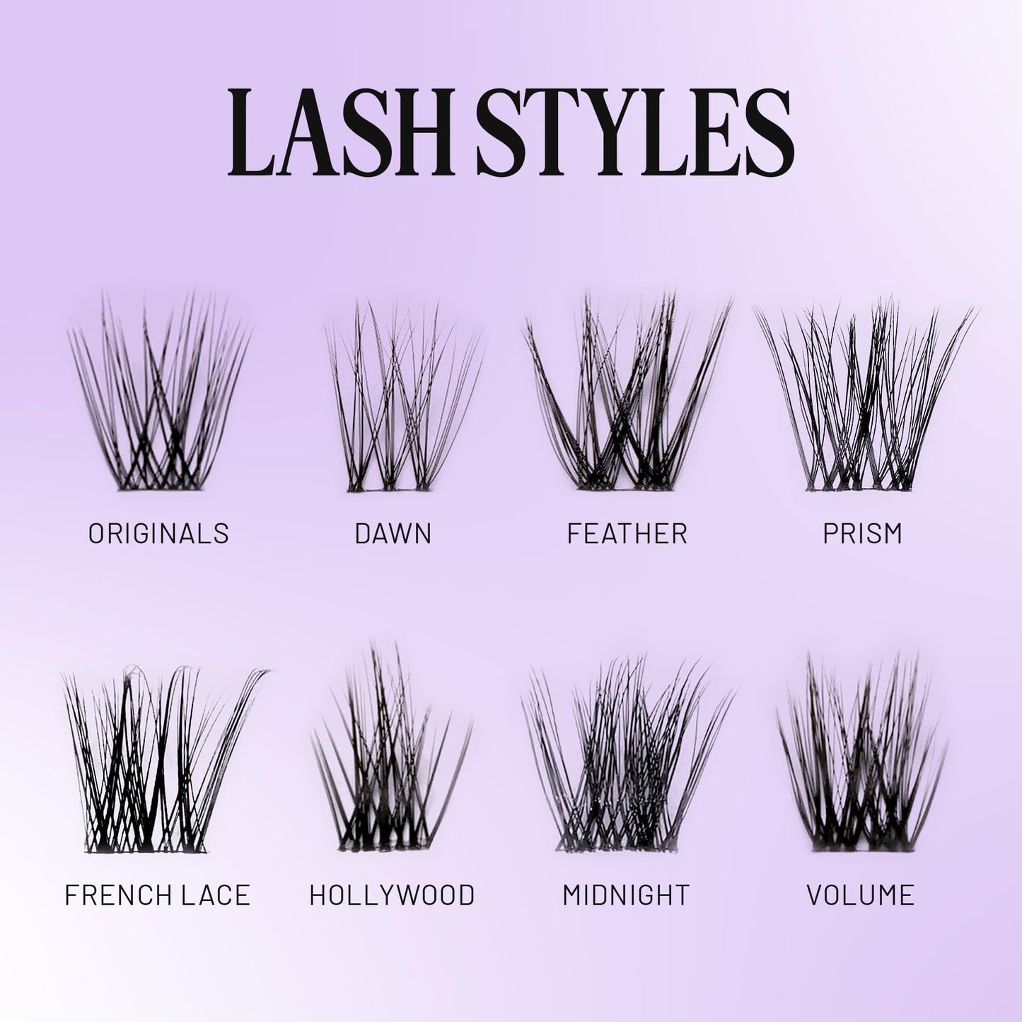 Lilac St - Dawn Natural Faux Eyelash Clusters (10mm, 3 Pack) - No "Makeup" Look - DIY Lash Extension Wisps - Lightweight & Lifelike - Lasts 10 Days - Cruelty Free, Vegan, Women Founded - 30 Lashes