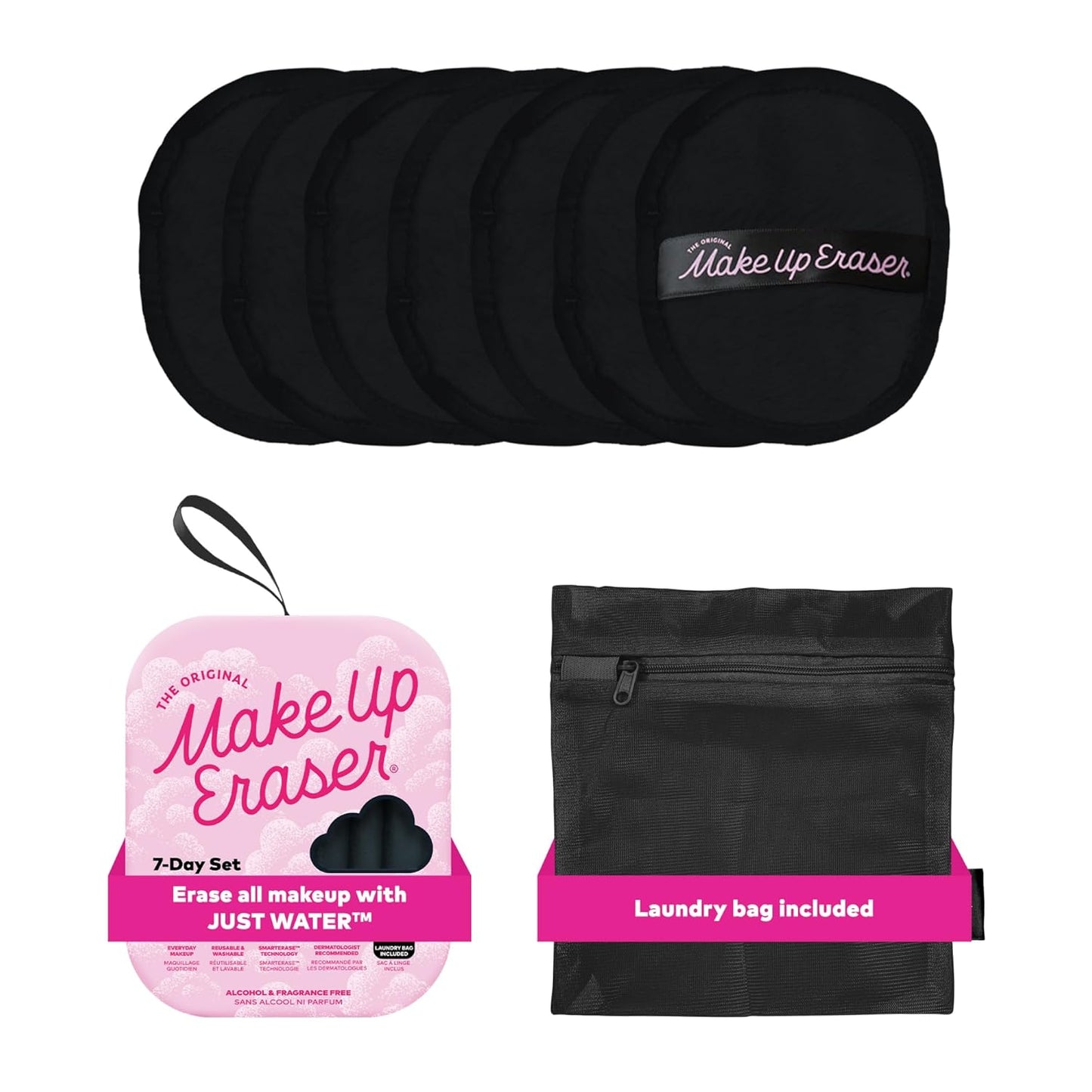 Skiennix 7-Day Makeup Remover Set - Effortlessly Erase Waterproof Makeup | 7 Count
