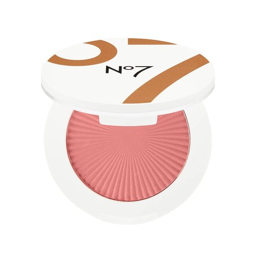 No7 Matte Powder Blush - Pomegranate - Loose Makeup for Instant Color & Skin Conditioning (3g)