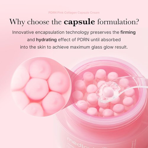 Medicube Capsule Cream - Salmon DNA PDRN & Niacinamide | Lightweight Moisturizer for Even Skin Tone | 1.94 oz