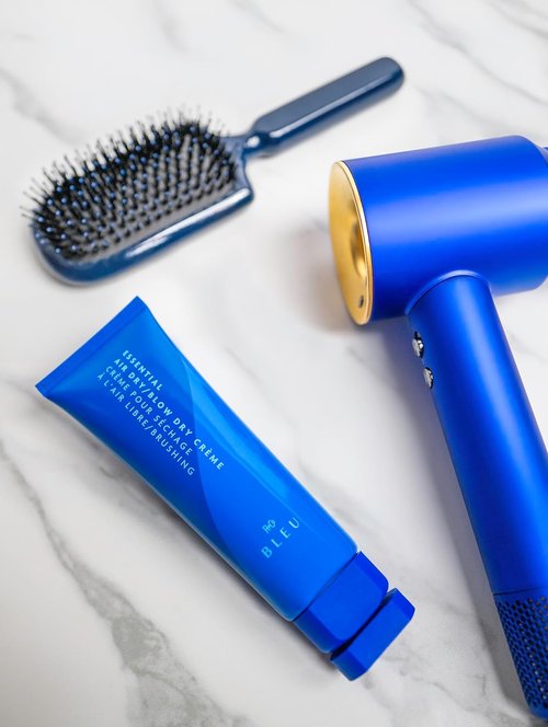 R+Co BLEU Essential Air Dry Crème - Lightweight Heat Protectant Styling Cream for Frizz Control & Hydration - 4.2 oz