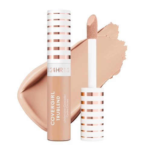 COVERGIRL TruBlend Undercover Concealer - Buildable Full Coverage, 24-Hour Matte Finish | L400 Classic Ivory