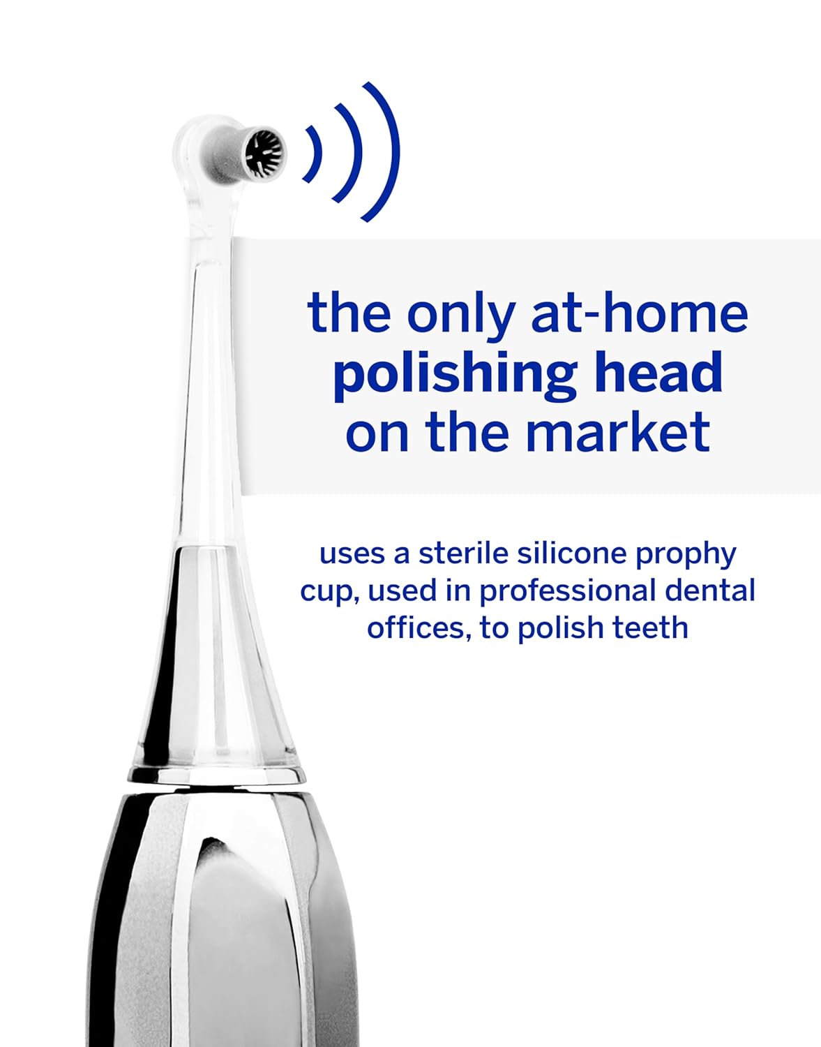 Supersmile Zina45™ Sonic Pulse Toothbrush - Angled Polishing Head for Advanced Cleaning | Whiter Teeth & Healthier Gums