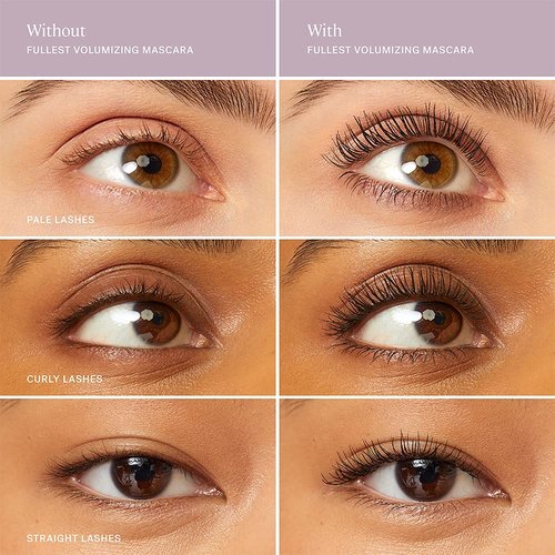 ILIA Fullest Volumizing Mascara - Weightless, Buildable Formula for Sensitive Eyes | Non-Toxic, Vegan, Cruelty-Free | 0.32 fl oz (Full Size)