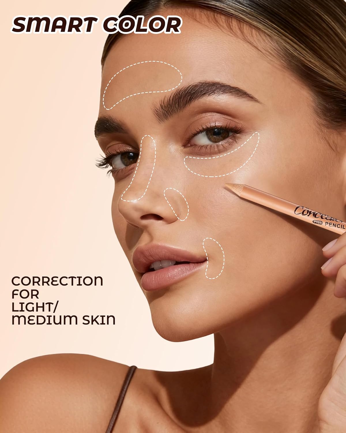 Skiennix Wonder Concealer Pencil - 12 Pcs Face Concealer Set | Evens Skin Tone & Hides Blemishes