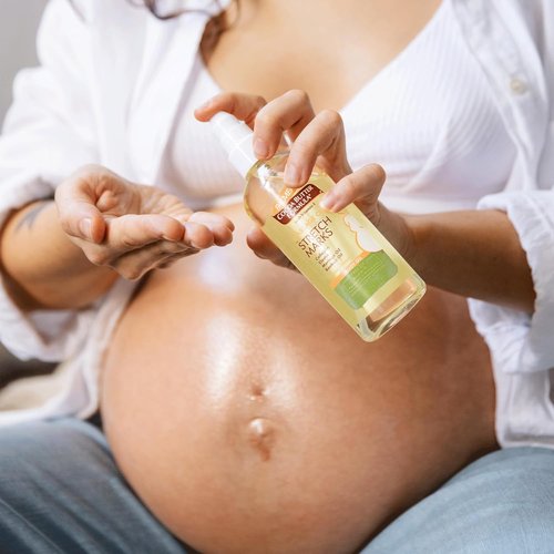 Palmer's Cocoa Butter Formula Massage Oil - Stretch Marks & Pregnancy Skincare, 3.4 Ounces