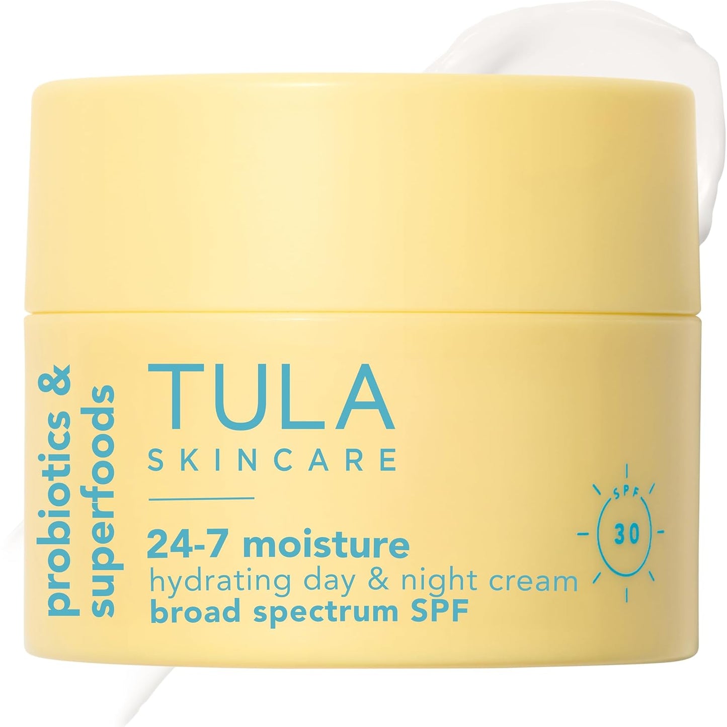 TULA Skin Care 24-7 Hydrating Day Cream SPF 30 - Anti-Aging Moisturizer with Watermelon & Blueberry Extract, 1.5 oz.