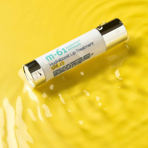 m-61 Hydraboost Lip Treatment | Hydrating, Smoothing, Vegan Lip Balm | Formulated with Aloe, Vitamin B5 & Peptides | Clear, Untinted, Bee Free | Mint Scent | Made in USA