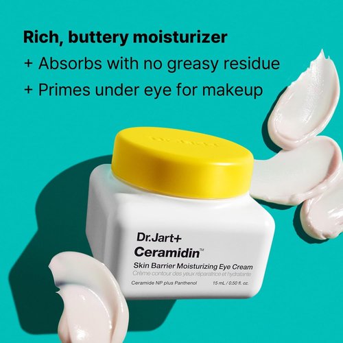 Dr.Jart+ Ceramidin Under Eye Cream - Hydrating Formula with Ceramides | 0.5 Fl Oz