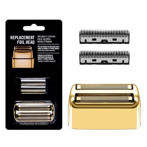 BaBylissPRO Replacement Foil & Cutters - Golden Foil for Barberology FXFS2 Double Foil Shaver