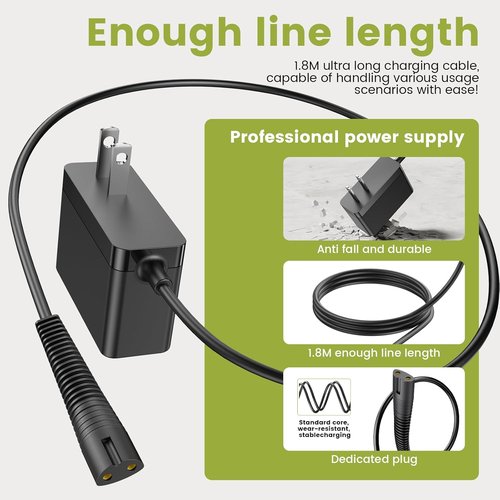 BaByliss PRO Shaver FXFS2 Charger - Compatible Power Supply Adapter for FXX3S & FOILFX 02